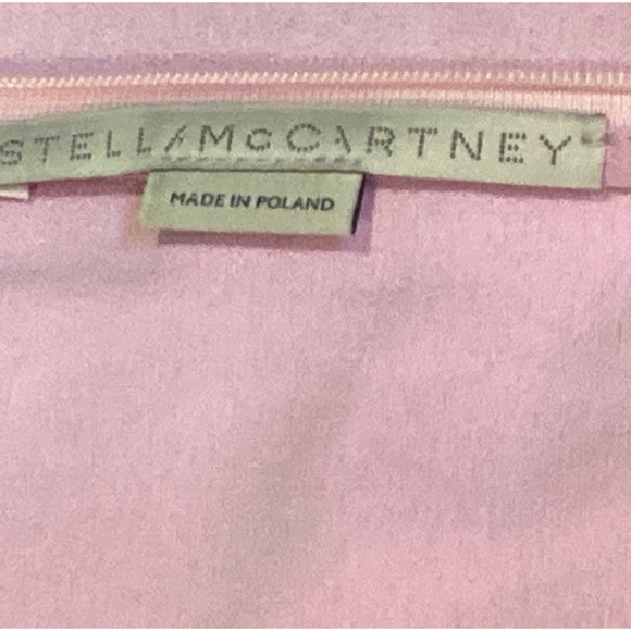 NWT Stella McCartney Pink Cold Shoulder Long Sleeve Dress - Sz 10 - Picture 8 of 8